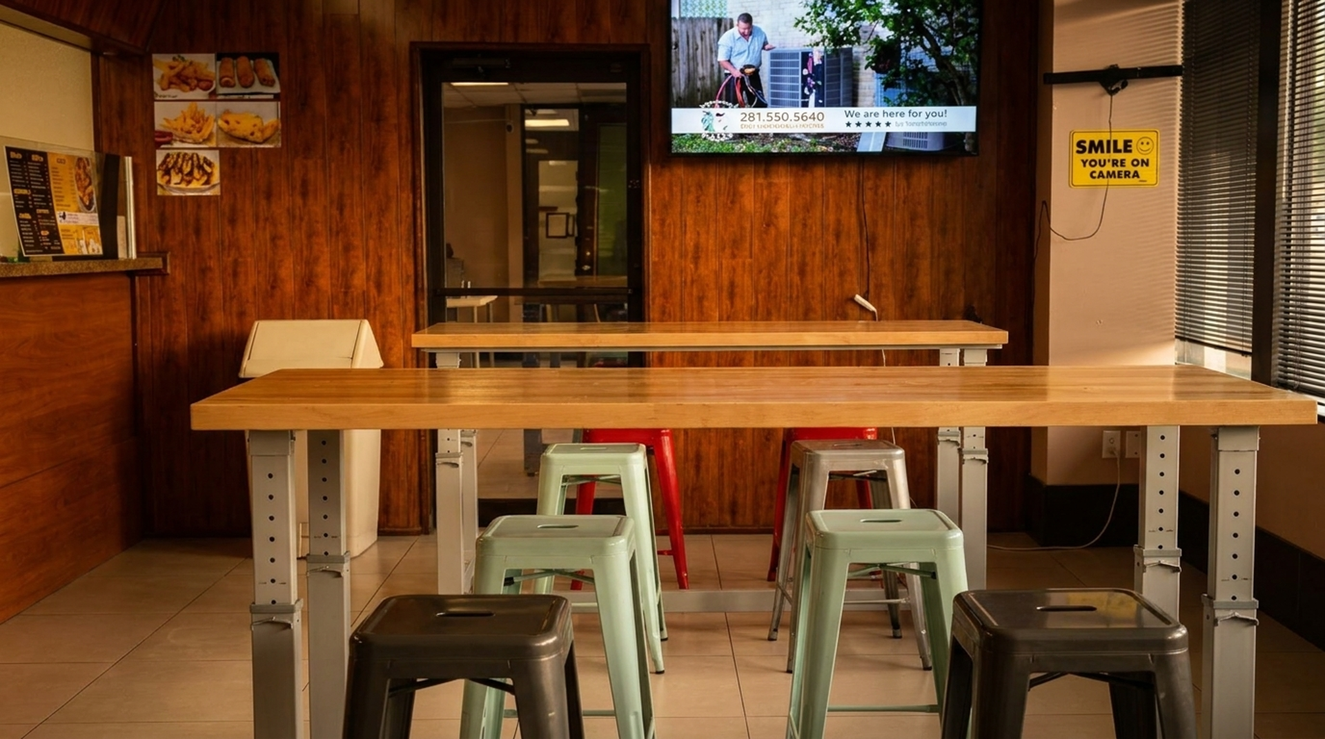 The counter on Harwin Drive